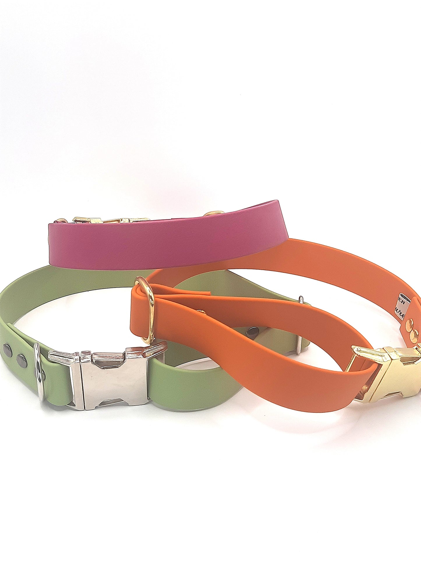 Collier biothane Orange