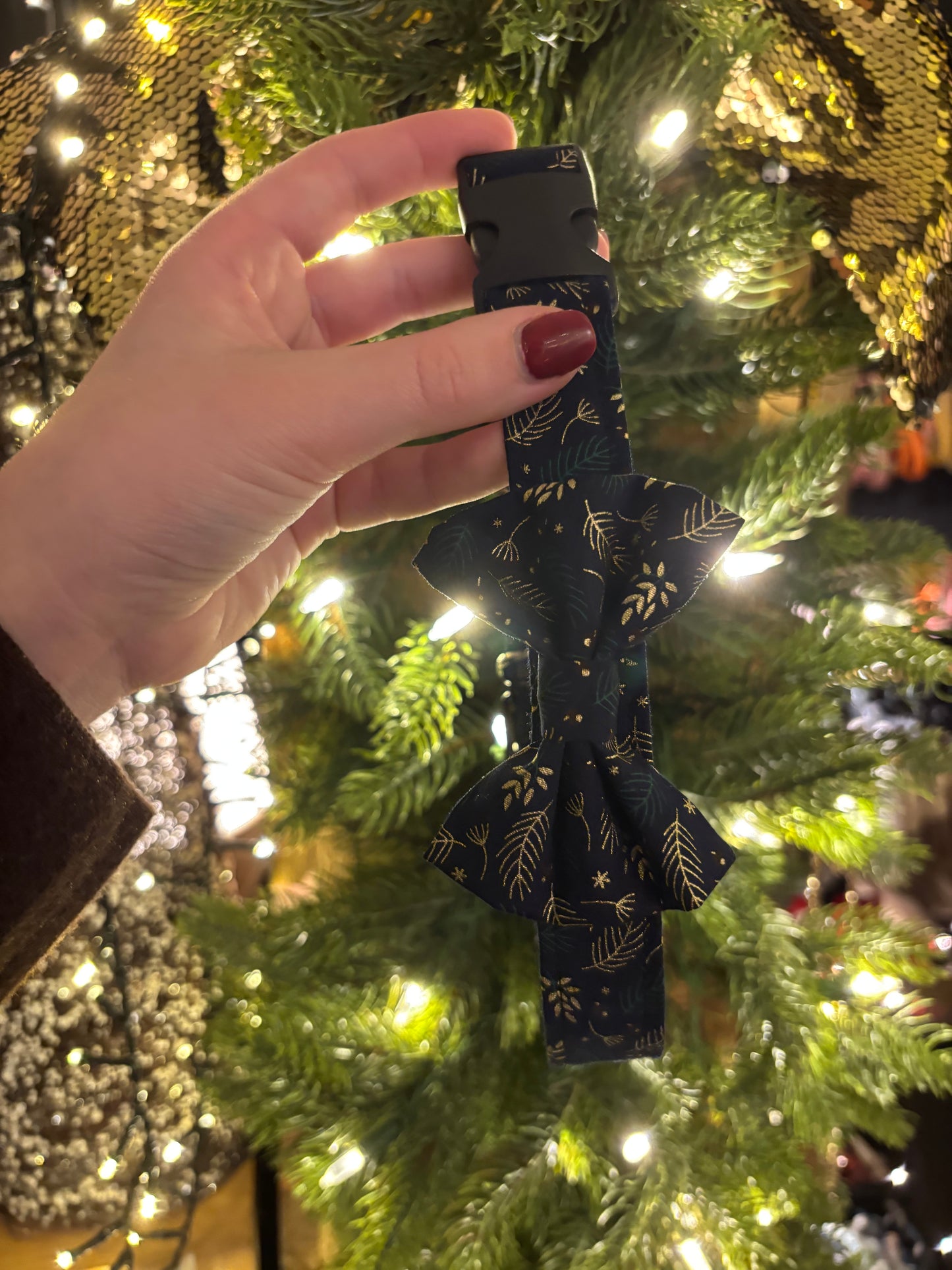 Collier marine de Noël