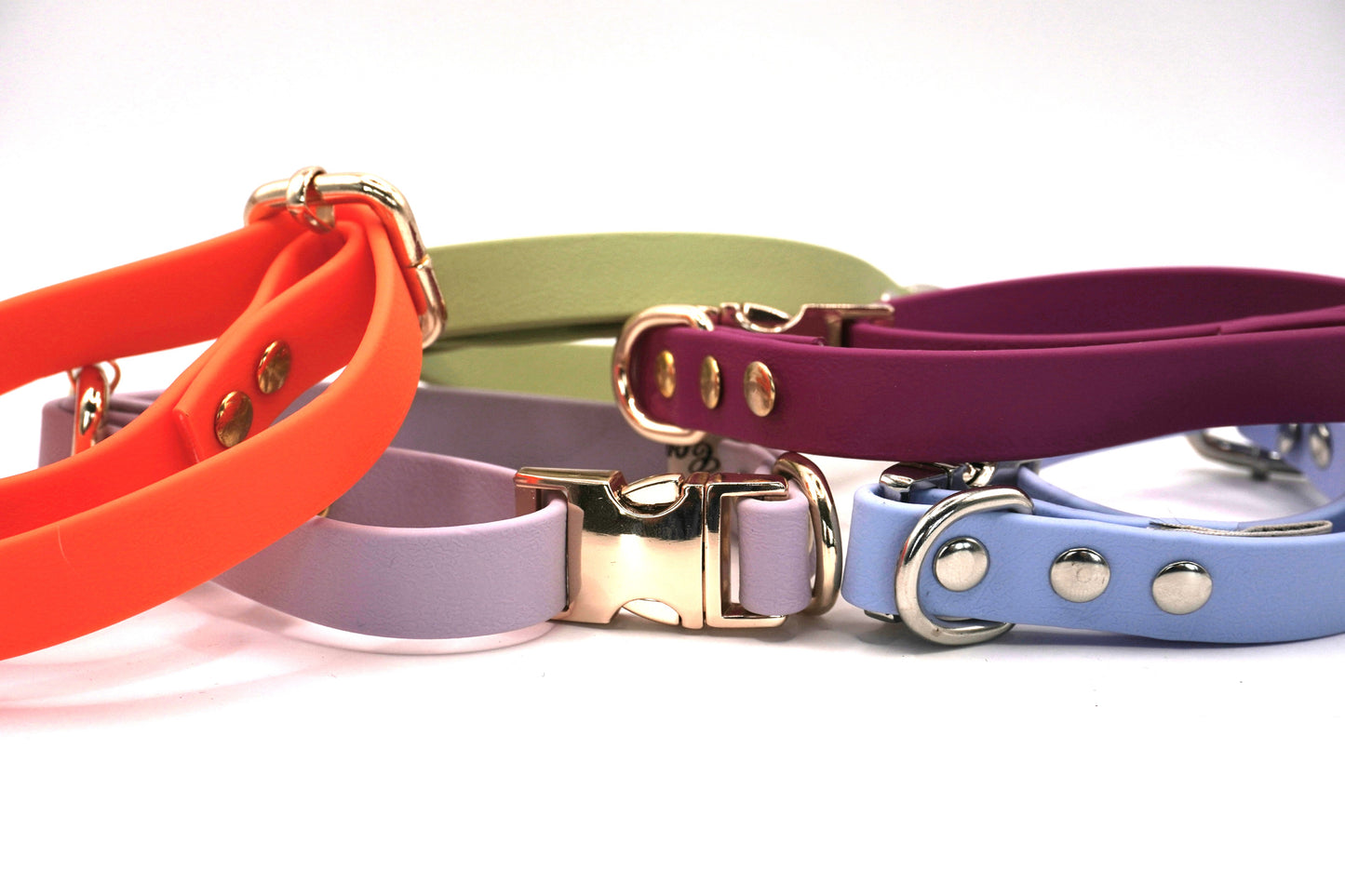 Collier biothane lila