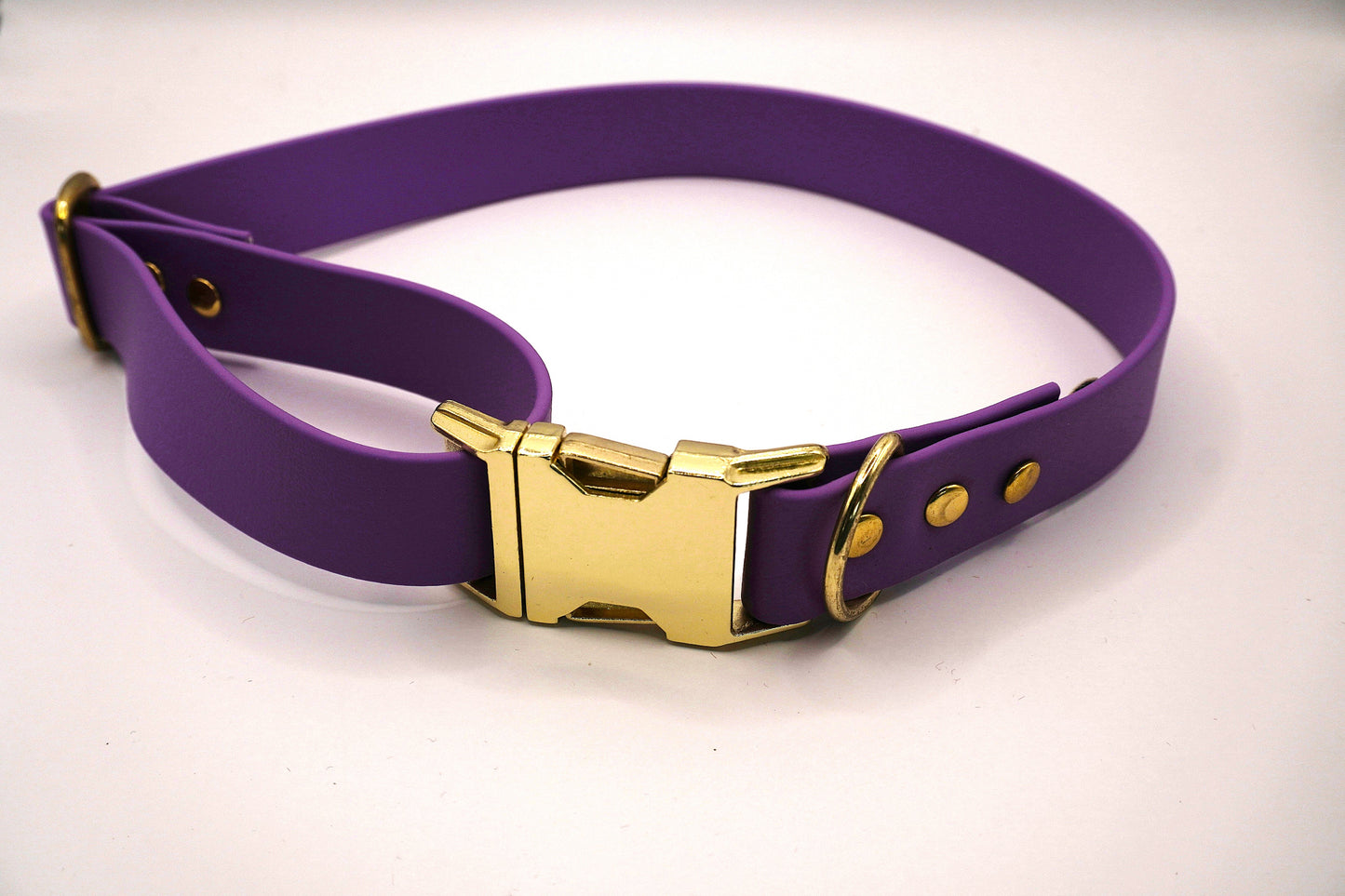 Collier biothane Mauve
