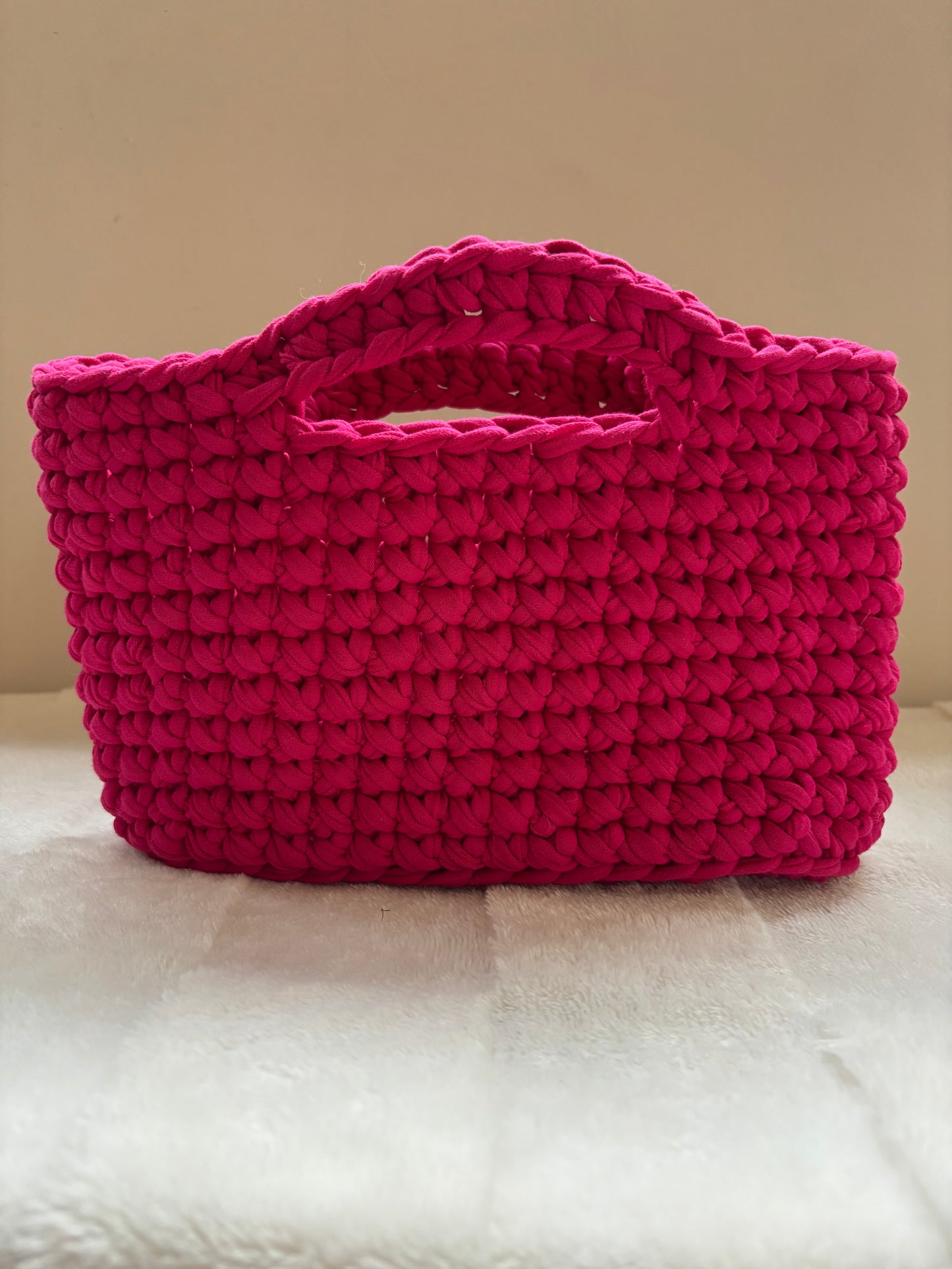 Sac crochet Iris Fuchsia