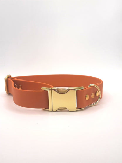 Collier biothane Orange