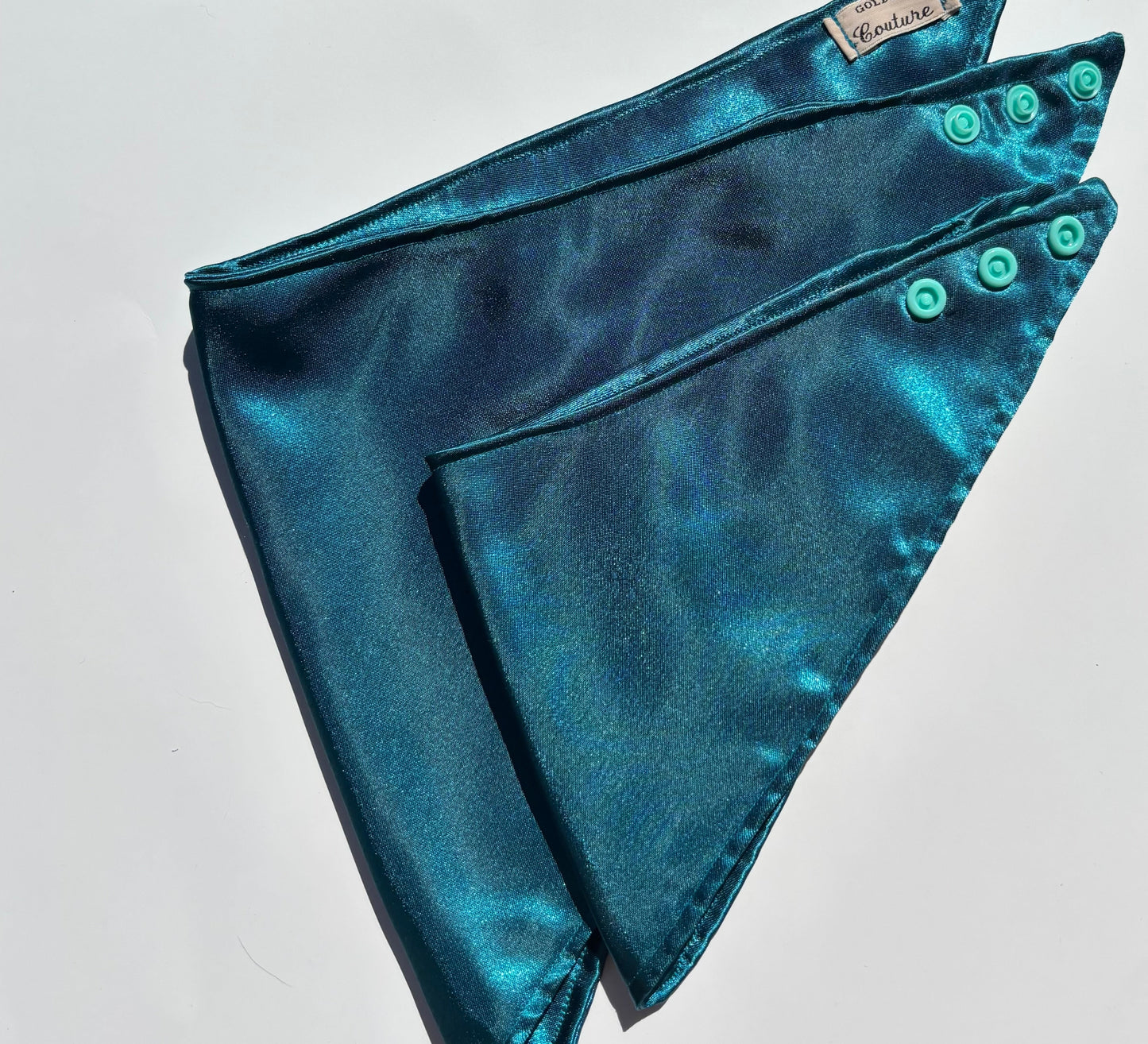 Bandana Satin bleu