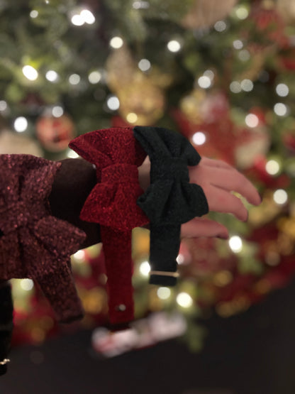 Collier pailleté doré