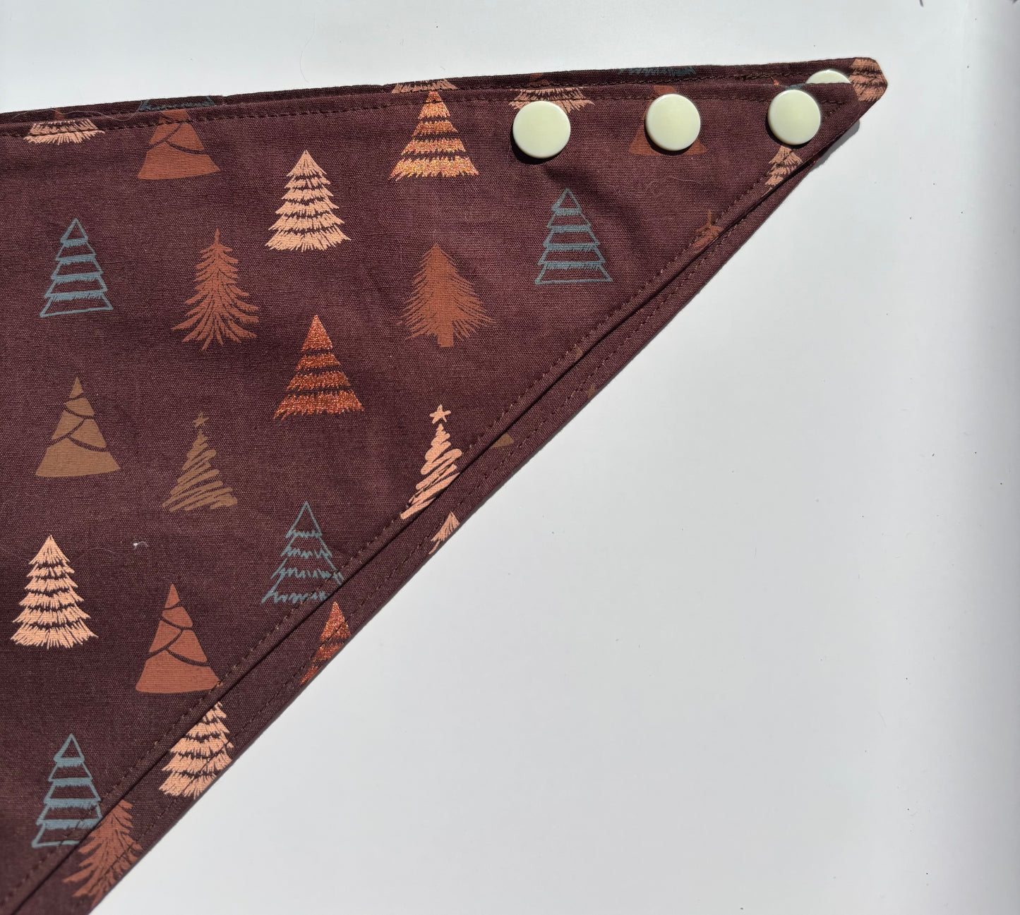 Bandana sapin brun