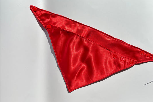 Bandana Satin rouge
