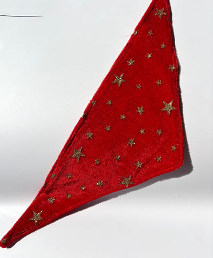 Bandana Velours rouge