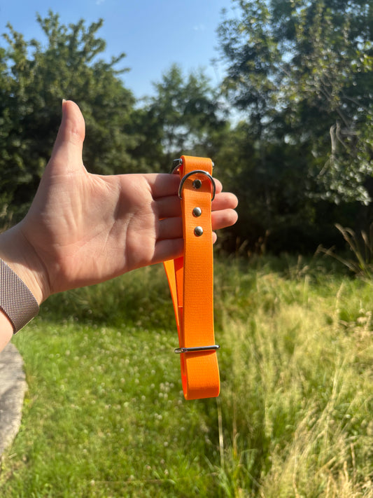 Collier biothane Peach