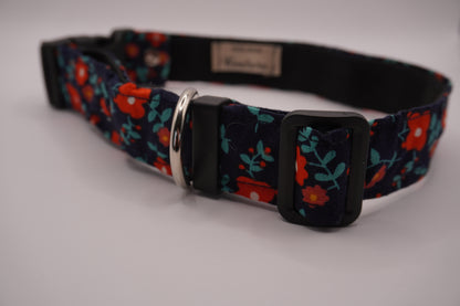 Collier Fleur marine