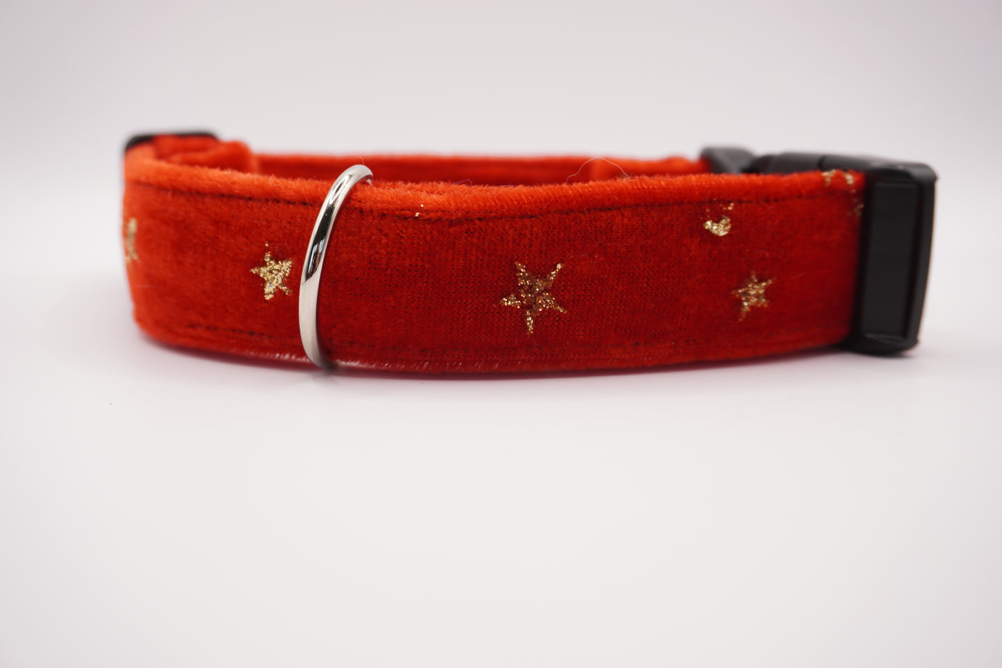 Collier Velours rouge