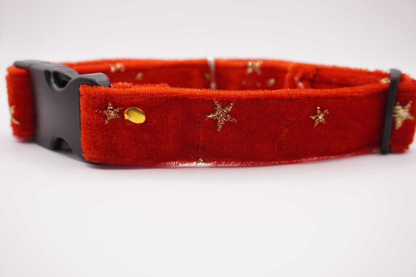 Collier Velours rouge