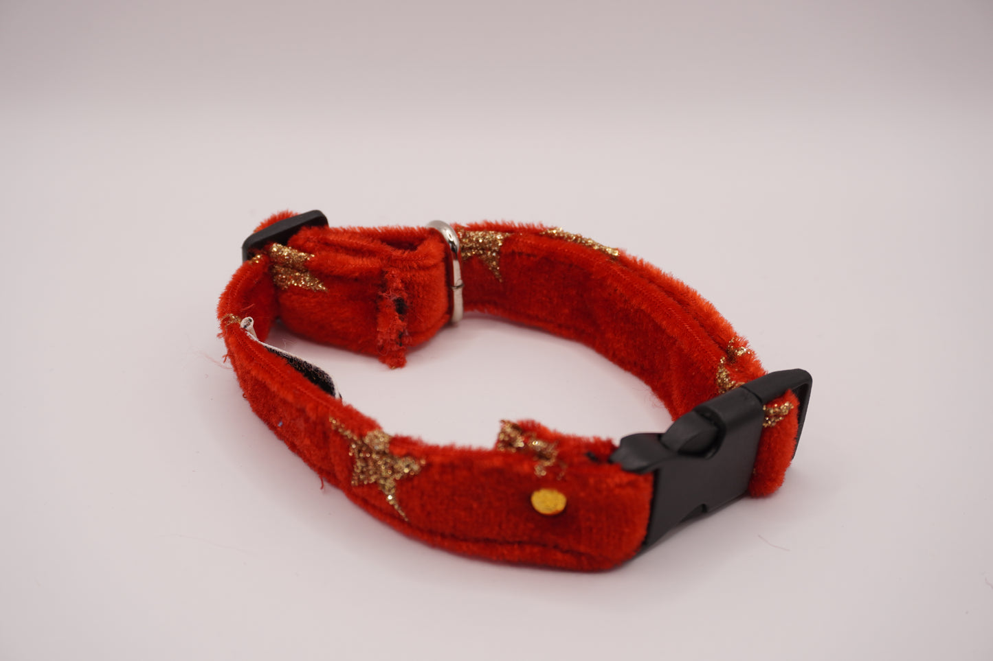 Collier Velours rouge