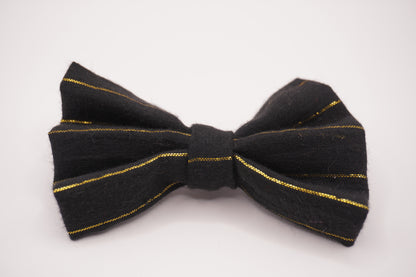 Nœud Noir à lignes dorées