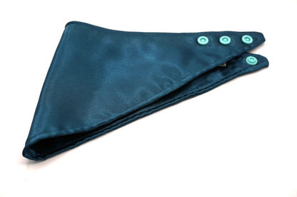 Bandana Satin bleu