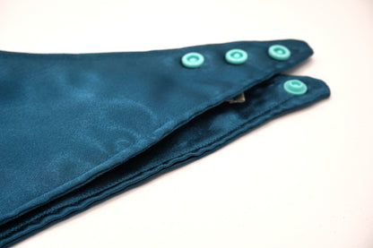 Bandana Satin bleu