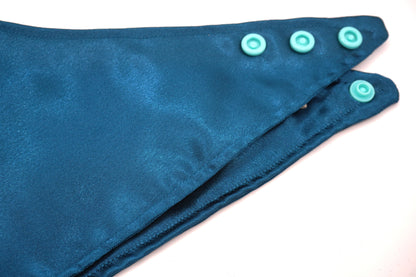 Bandana Satin bleu
