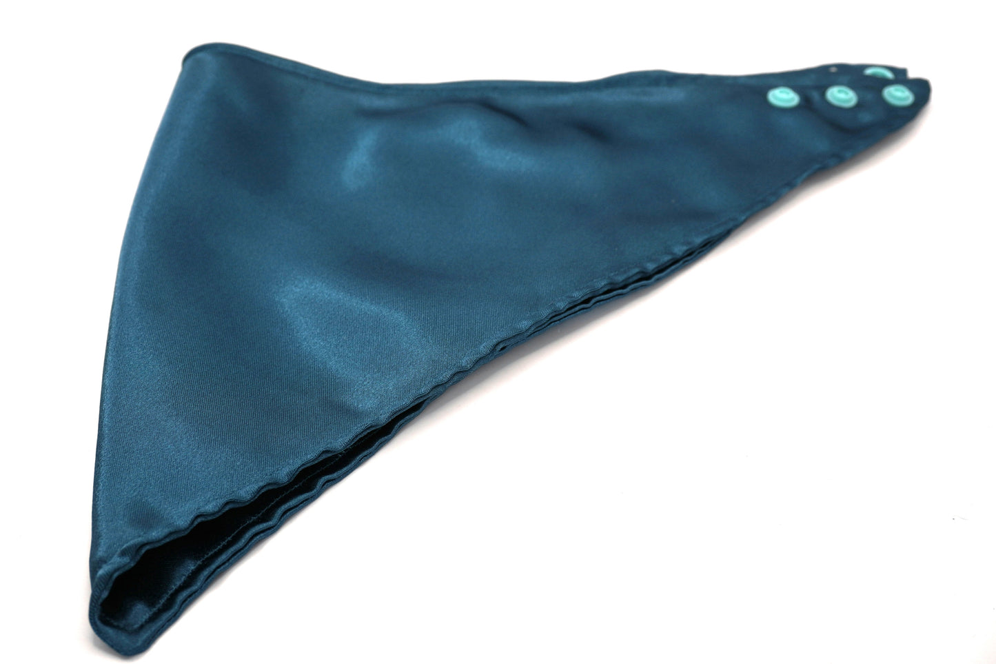 Bandana Satin bleu