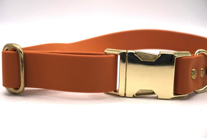 Collier biothane Orange