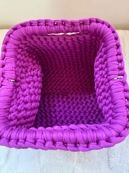 Sac Victo Rose à paillettes