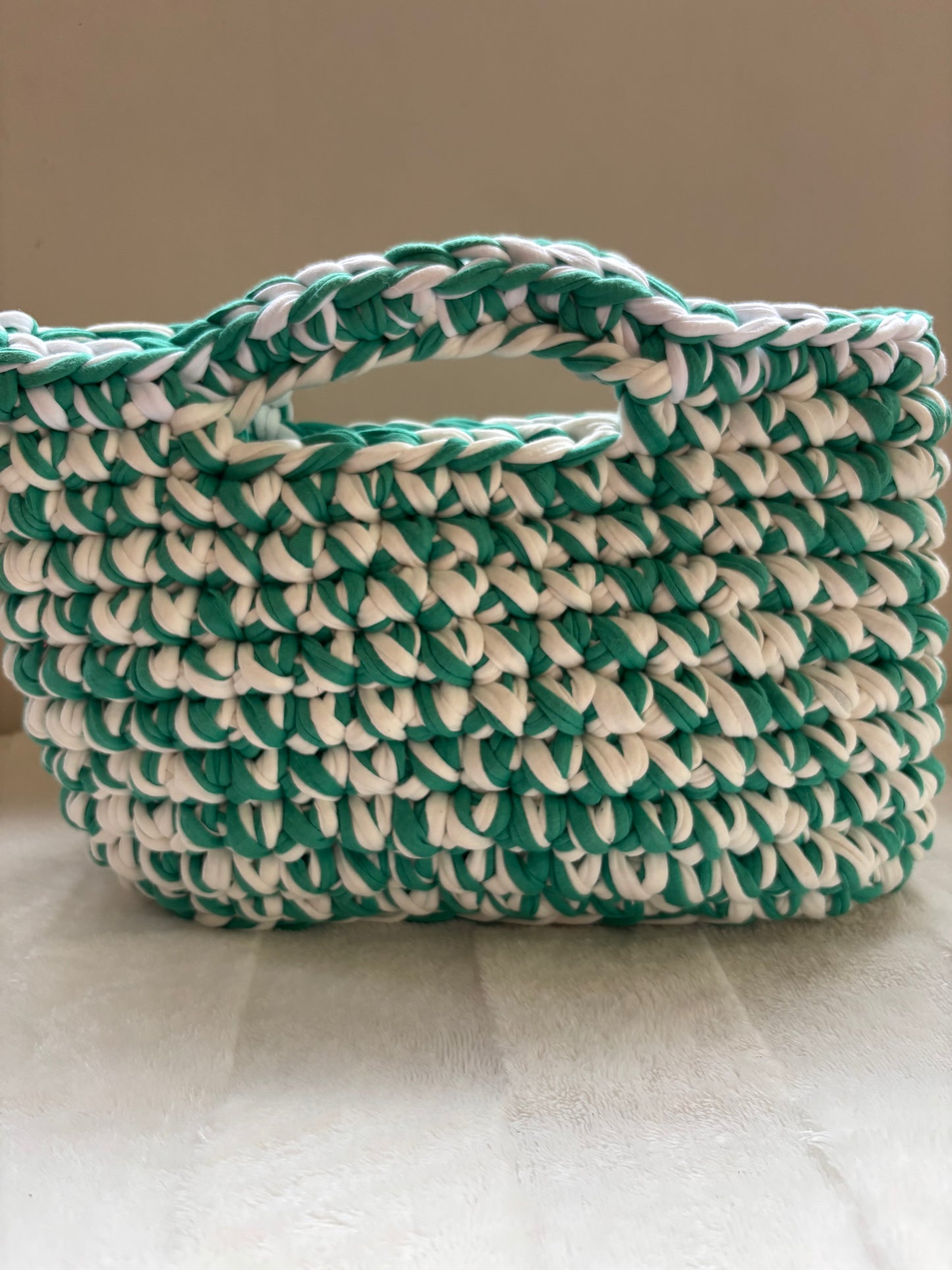 Sac crochet Iris Menthe