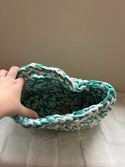 Sac crochet Iris Menthe