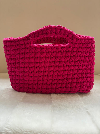 Sac crochet Iris Fuchsia