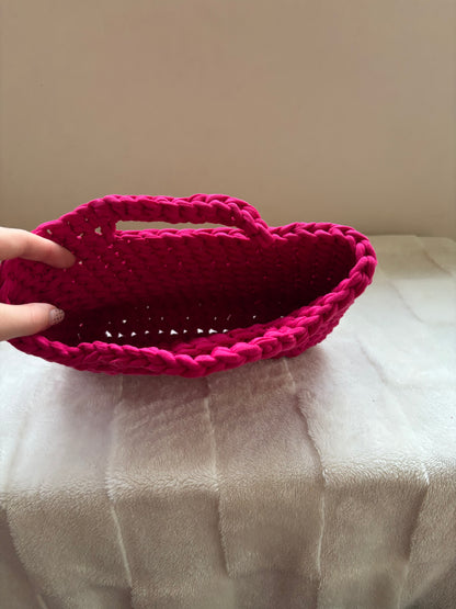 Sac crochet Iris Fuchsia
