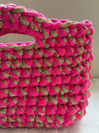 Sac crochet Iris Rose